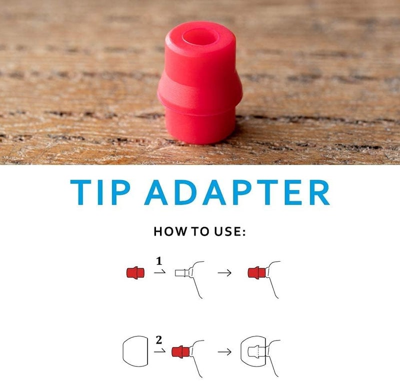 Final Audio Black+Black/Red Silicone Type E Eartips kit with Case and Nozzle Adapter Compatible with 1More, AKG, Audio-Technica, Beats by Dre, Campfire Audio, Empire Ears, Shure, Sony, Westone (Small) - Image 4